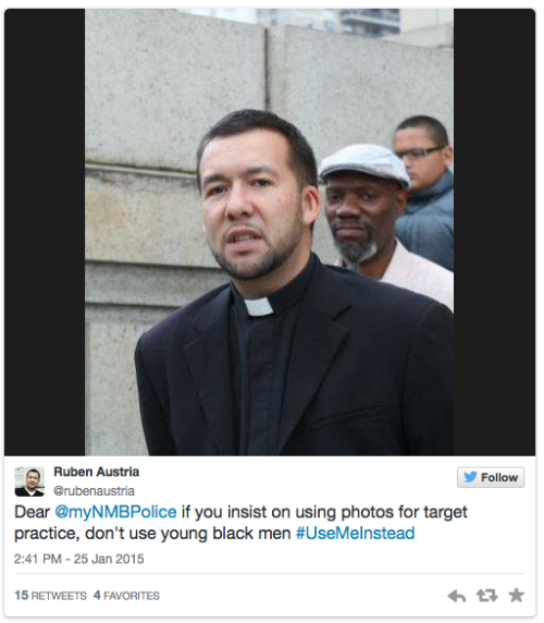 micdotcom: Clergy had the most incredible response to police using Black mugshots for target practic