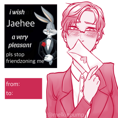 Jaehee valentine cards for the soul