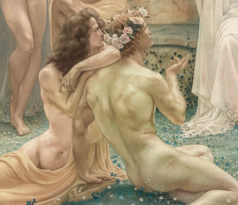 ganymedesrocks:  wistfulargonaut: ≪L’École de Platon≫ details Jean Delville
