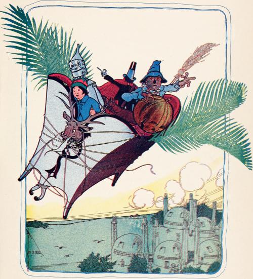 Illustrations from L Frank Baum’s Oz books (WW Denslow & John R Neill, 1900 to 1920).(via Wikipe