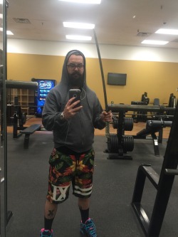mikeyversace:  WHY IS THERE A FUCKING SWORD AT THE GYM??!?!!?!?!,!,!,! 