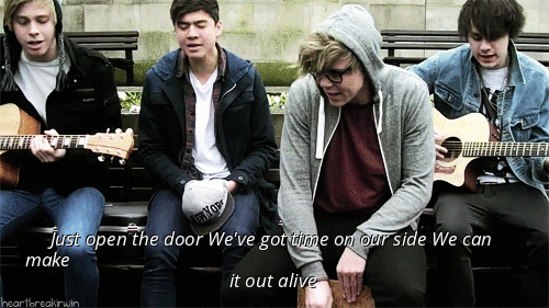 jackofthefuture:AU: (Request?) Let’s do something new and unpredictable.my edit, not my gifs