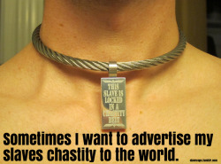 slavecaps:  slave captions chastity sissy