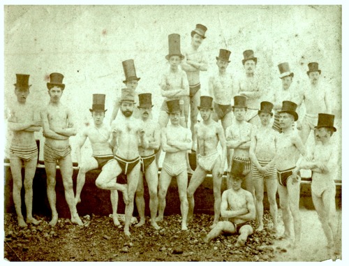 ribbonsandhyssop:Brighton Swimming Club - 1863
