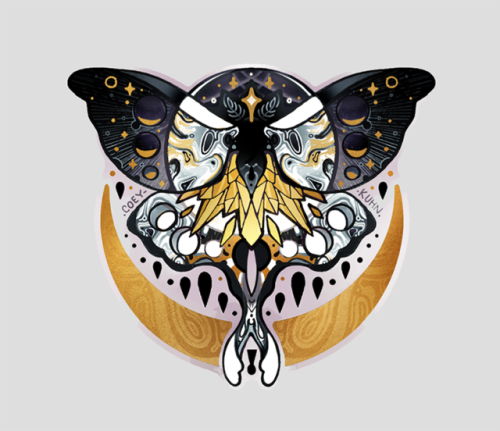 coeykuhn: coeykuhn:Sticker design that I’m going to try to have at Anthrocon and possibly othe