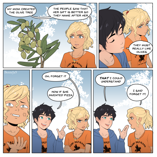 benteja:PJO Book1:RivalryBonus comic from Blood of Olympus ohohoNow that? That’s character dev