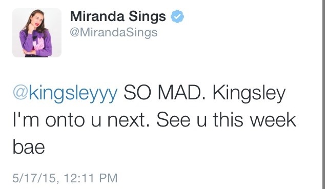 mickie310:  So Miranda moves on fast. joeygraceffa is now being replaced with Shane