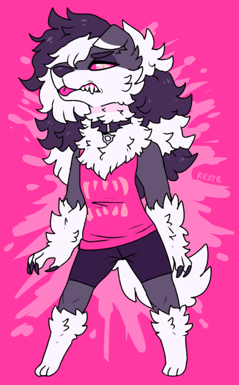riccardodirigo: Doodles my boy Piers as a Lycanroc, I thought itd be a cute idea He just looks really good as a wolf tbh………. 