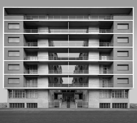 Casa Rustici, Milan, project by Giuseppe Terragni and Pietro Lingeri.