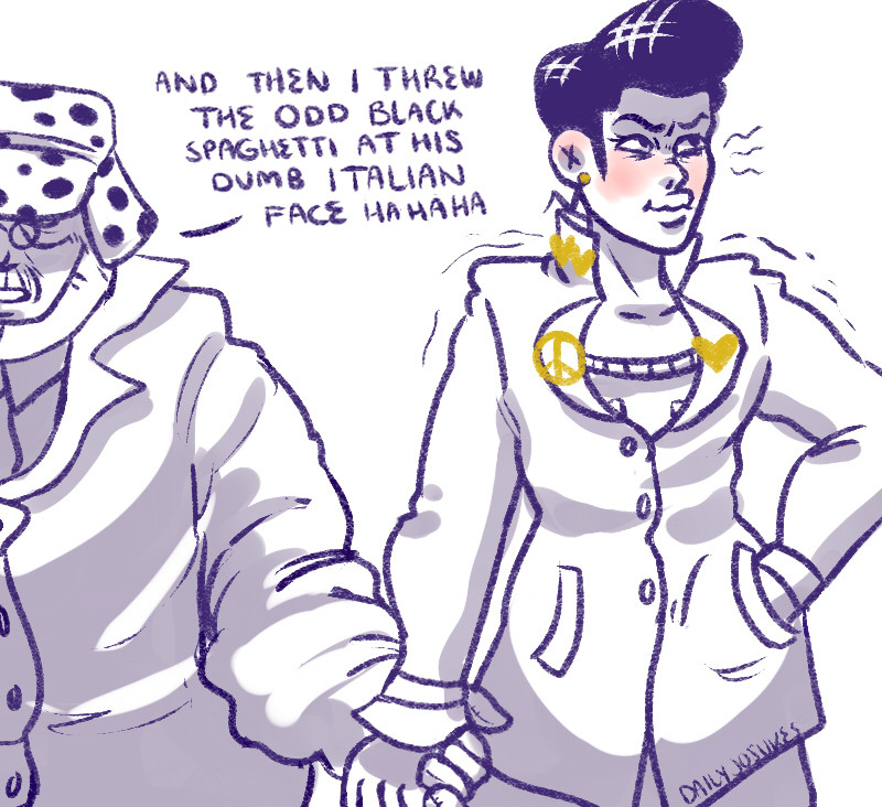 dailyjosukes:  joseph regales josuke with stories that are probably not true and