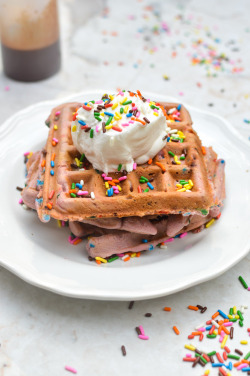 fattributes:  Homemade Funfetti Waffles