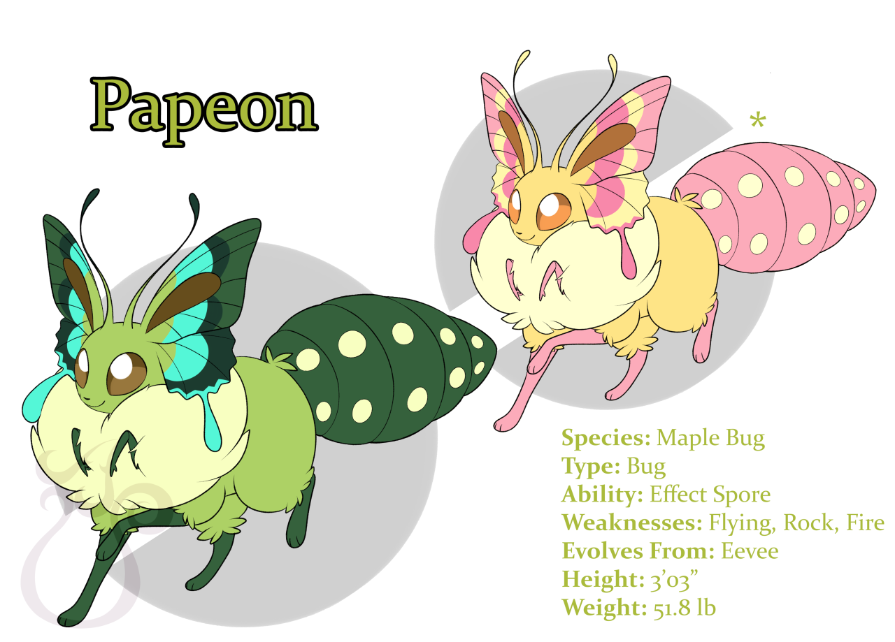 Lepideon, bug-type eeveelution