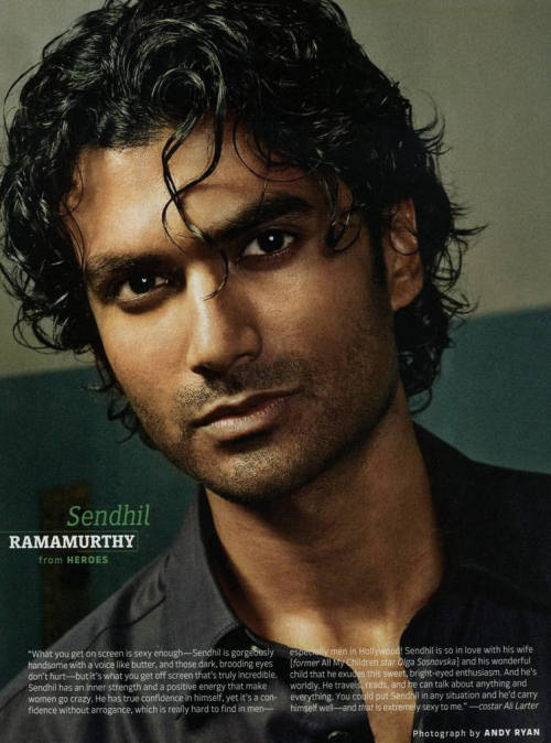 handsomeasians:Handsome Asian Sendhil Ramamurthy was on Heroes. He is very handsome, but his charact