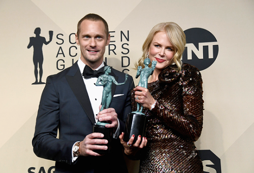 gaelgarcia - Alexander Skarsgard and Nicole Kidman pose in the...