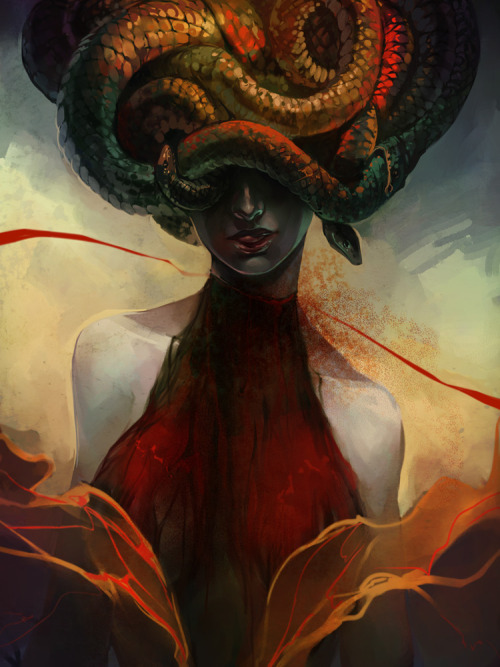 art-and-fury: Medusa - Alicechan