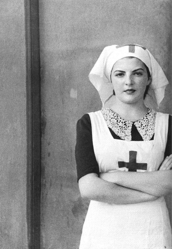   Luis Ramón Marín - Portrait of a Nurse, Hospital de Sangre de Buitrago, Madrid,