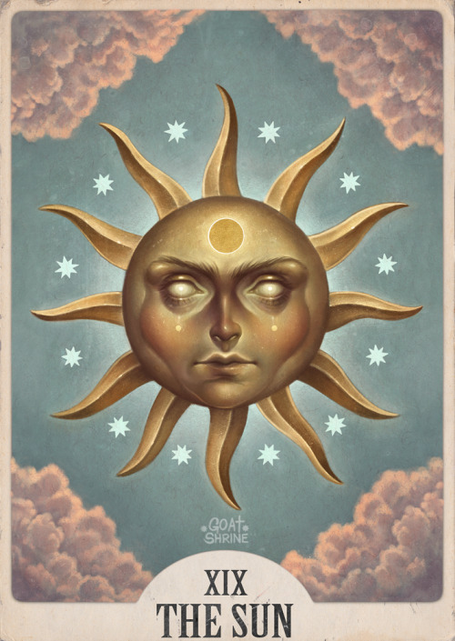  ✸ XIX THE SUN ✸“The Sun radiates warmth, happiness and positivity. The giver of life, it re