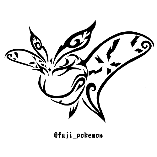 fuji-poketribal:No.637ウルガモス【Volcarona】No.873モスノウ【Frosmoth】