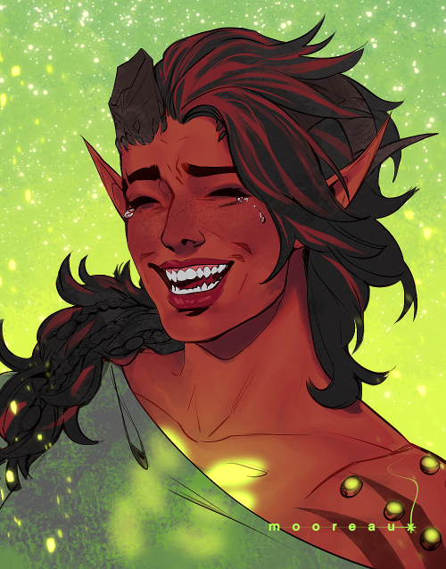 Huevember Day 30! I Wanted To End It The Way I Began; With Karlach. And I Wanted To Draw Her Happy, Which
