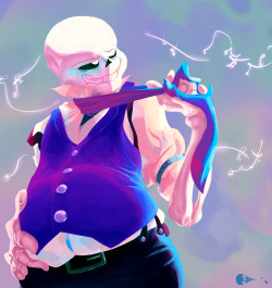 alwaysaslutforsans:  iscoppie:  sO i drew sans dressed up… and then the magnificent @sansybones responded with these fab editions… but then i saw they had conjured THIS spicey-ness and wellone sin just leads to another u knowanyway as ever, don’t