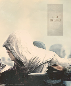 promised-land:  Favorite game charactersAltaïr Ibn-La’Ahad (Assassin’s Creed) 