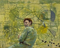  Hans Erni, Self-Portrait with Molecular