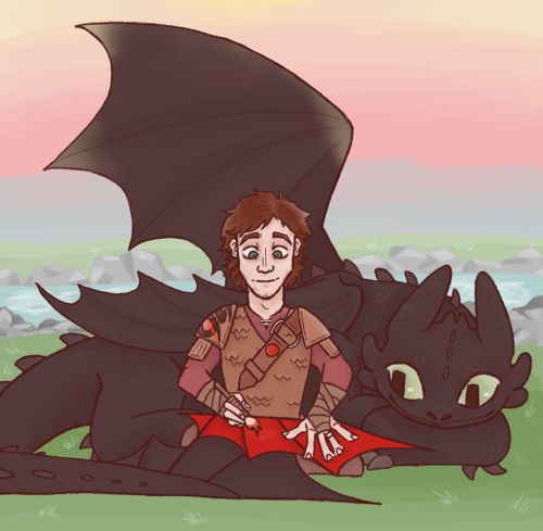 Hiccup And Toothless Fanart