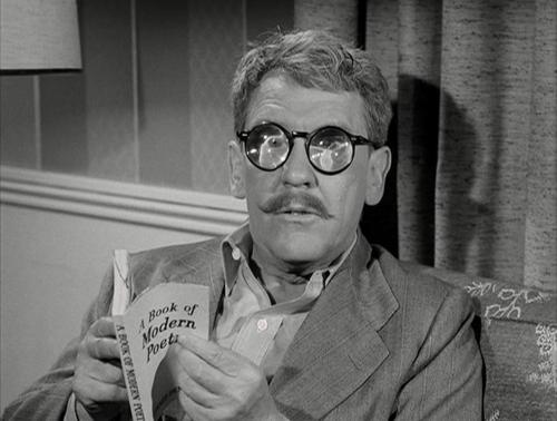 oldschoolpic:Burgess Meredith in The Twilight Zone episode “Time Enough at Last,” 1959 by nategolon