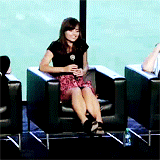 kirayuin:  Jenna being adorable because her chair is too large 