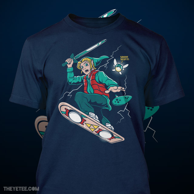 theyetee:  A Link to the Future by Fanboy30$11 on 10/23 at The Yetee 
