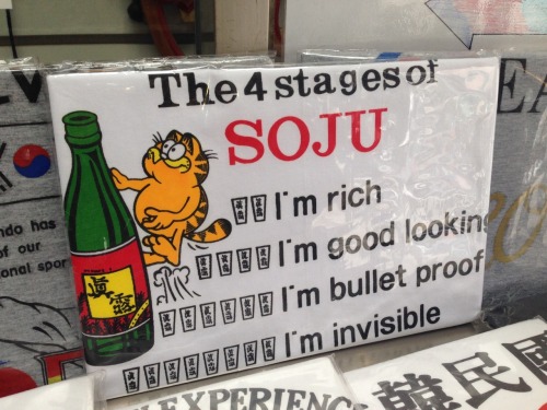 shoku-and-awe:Confirmed koreaboo Garfield the Cat pounds soju until he vanishes from our sinful sigh