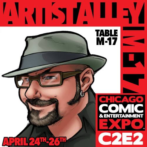 C2E2 is this weekend! Author Andrew E.C. Gaska will be at table M17 in Artist Alley.Floor hours are 