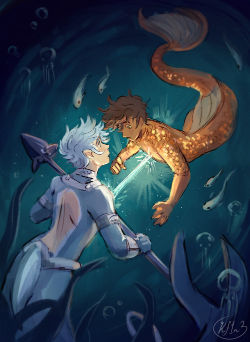 kf1n3: I recently read Castle Swimmer on Webtoon and wanted to draw some fanart