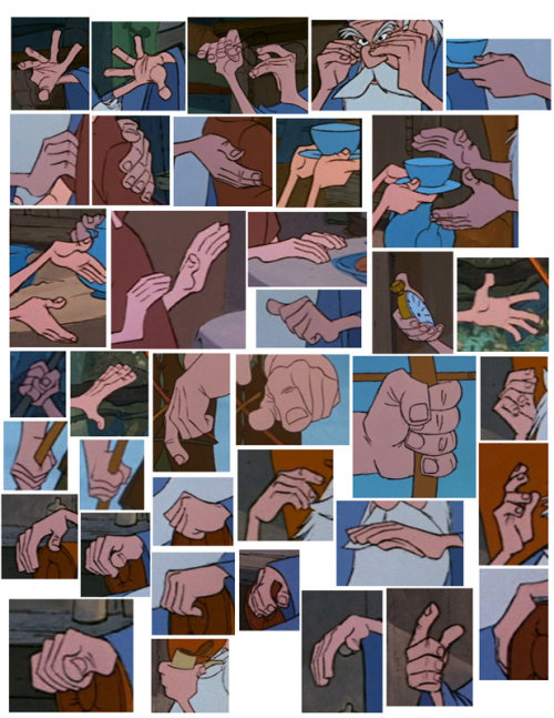 giancarlovolpe:  americanninjax:  anatoref:  Cartoon Hands Reference Top Image Row 2, by  Milt Kahl 