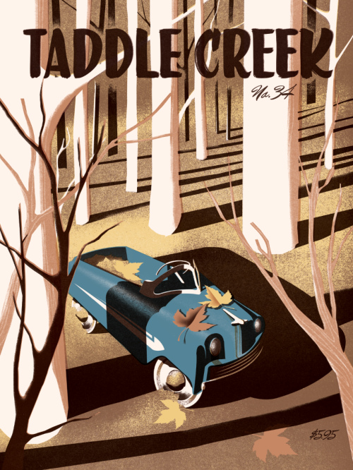 Taddle Creek magazine cover /// by pascal blanchet