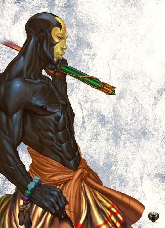 megavalobasi:  Guerrier africain