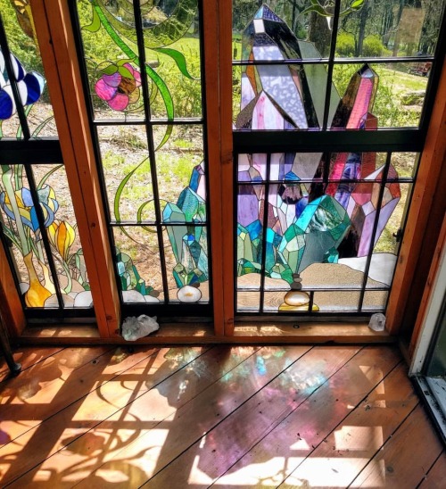 sosuperawesome:Stained Glass StudioNeile on Etsy