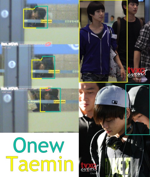 myremiliam:  14 September 2008, OnTae kiss in the Incheon AirportI’m a curious girl and i found the proofs Same clothes, same place ! That’s not a Concidence..I can’t believe, nobody search a proofs and share it !It’s maybe because I’m REALLY