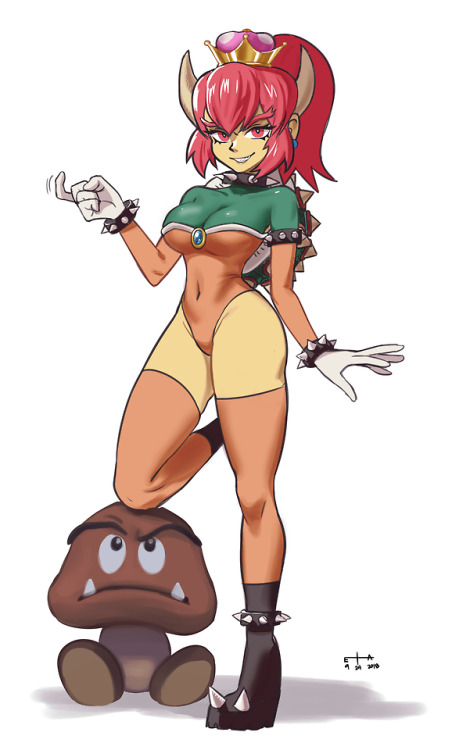 earltheartist:bowsette 