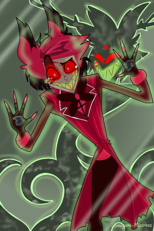 I Just Wanted To Draw 'Alastor Trapped In A Screen' For My Cellphone.