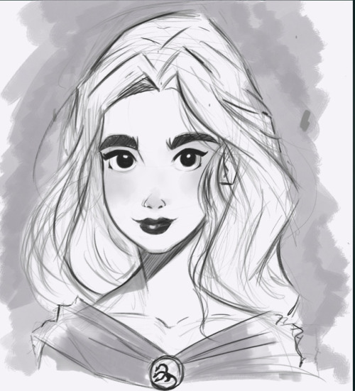  Little sketch of a young Daenerys 