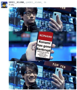 king-zakku:  Kojima doesn’t give a shit