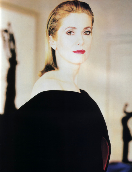 Catherine Deneuve, Elle magazine, May 1988.