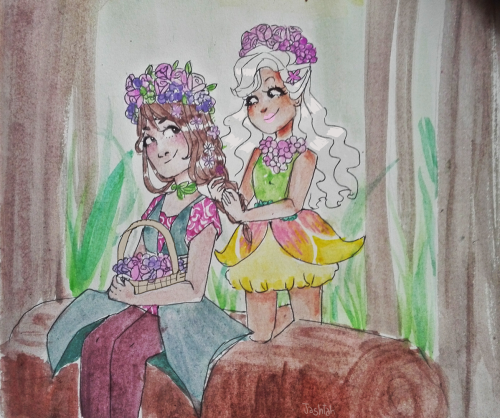 jashtahdaily: Femslash February(I Got Busy) - Day 9“Flowers&quot;You can even smell the gayness in t
