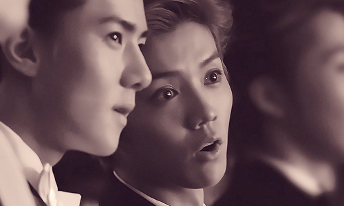 khaenine:  Luhan your derp is showing, ft. Sehun 