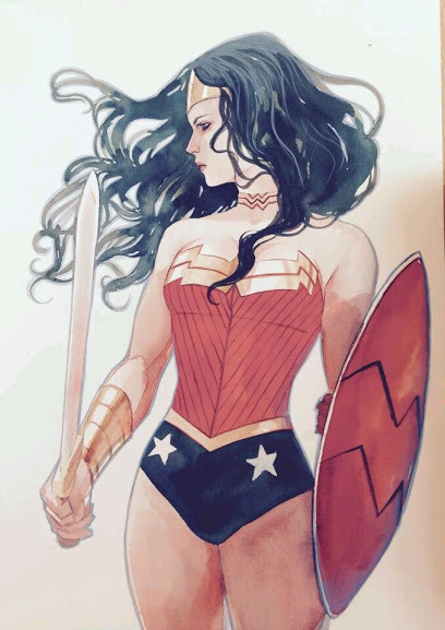 hellyeahsupermanandwonderwoman:  Wonder Woman by Stephanie Hans 