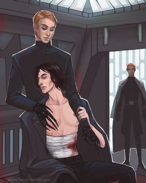 some-fanart:  another horror AU (for Kylux Halloween on diary.ru )