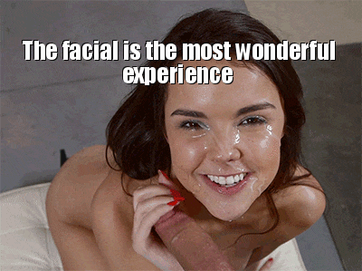 villainouscenobite:  The facial is the apex of slut perfection. Your man graces you