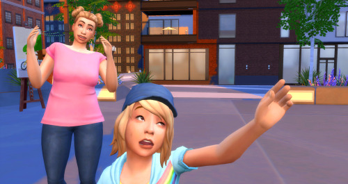 Meanwhile Rita And Ruth Were Watching A Living Statue