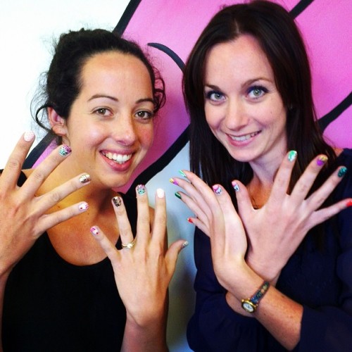 Babes getting their nails done! 💕👍💅✌ #nailart #nails #melbournenailart #melbourne #iscreamnails